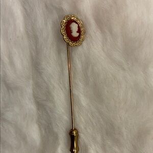 Vintage Cameo Stick Pin